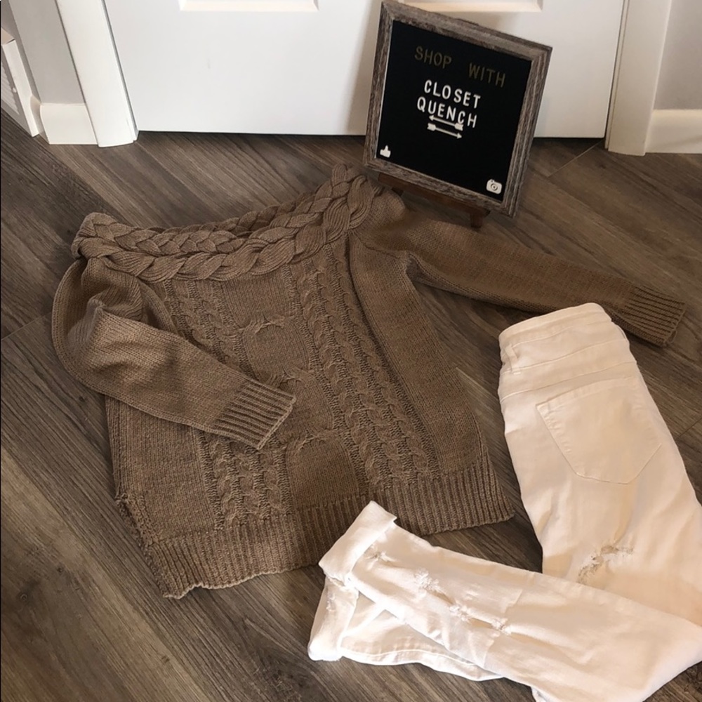 Off The Shoulder Sweater